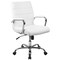 Flash Furniture White LeatherSoft Executive Swivel Chairs, 4PK 4-GO-2286M-WH-GG - alternate 4